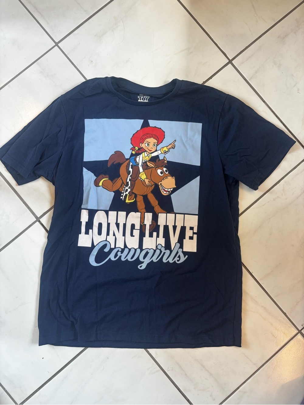 Long Live Cowgirls Navy Graphic Tee